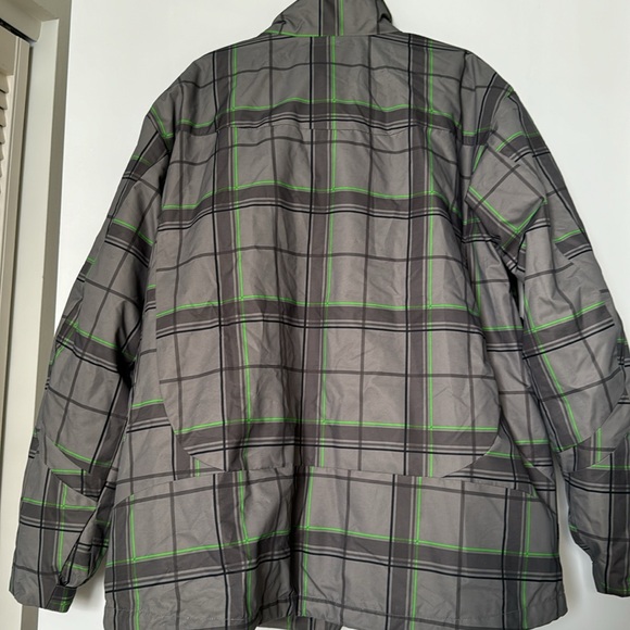 Columbia Thermal Comfort Omni Heat Interchange GreyNeon Green XL  Worn Once - Picture 6 of 8